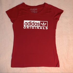 Adidas red shirt